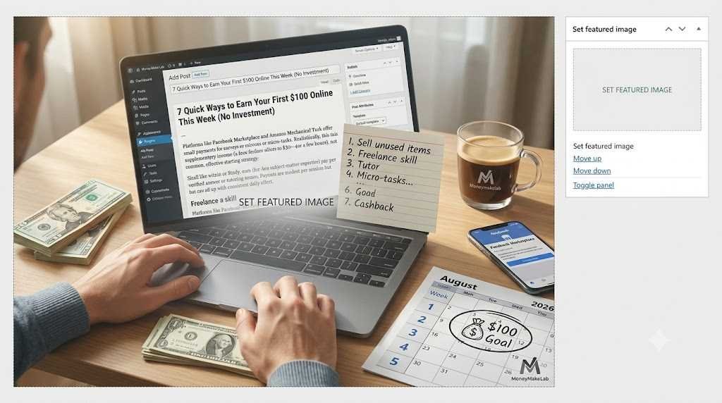 7 Quick Ways to Earn Your First $100 Online This Week (No Investment) 7 quick ways to earn your first $100 online