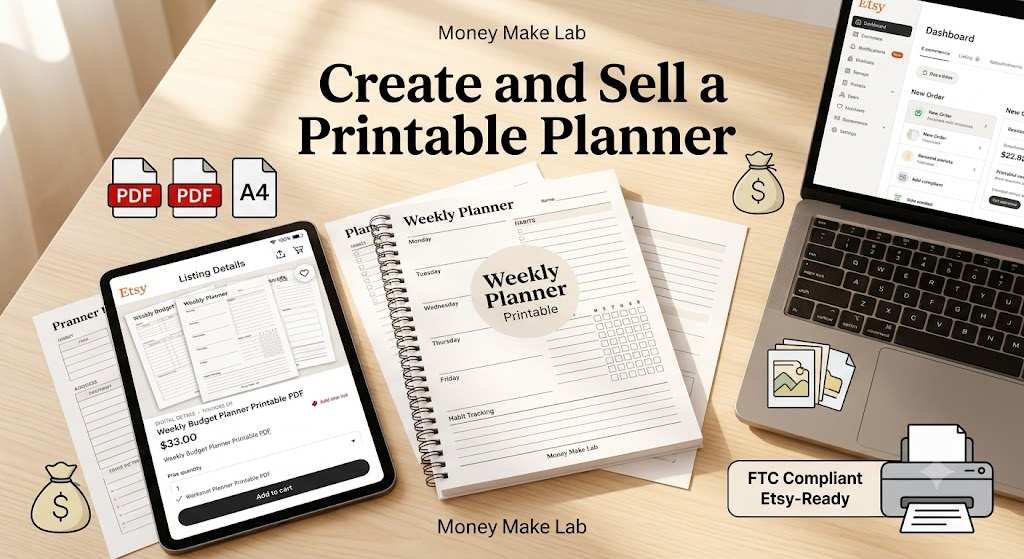 How to Create and Sell a Printable Planner (Etsy-Ready) how to create and sell a printable planner